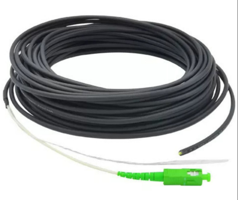 Czarna osłona LSZH Patchcord SC APC FTTH Kabel upuszczający FTTH 50M 20M SC UPC